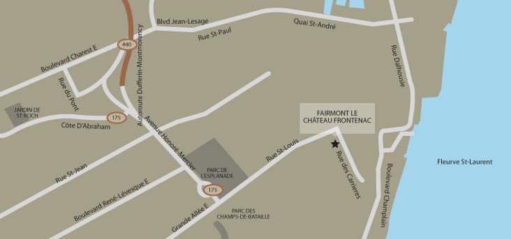 نقشه قلعه frontenac